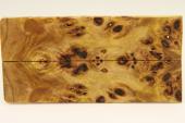 Plaquettes pour la coutellerie, Loupe de Peuplier stabilis jaune, ref:PLpPEs69990j