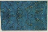 Plaquettes pour la coutellerie, Loupe d'Erable Ngundo stabilis bleu, ref:PLpErs70047b