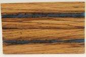 Plaquettes pour la coutellerie, Chne + rsine bleue, ref:PRCH70185