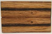 Plaquettes pour la coutellerie, Chne + rsine noire, ref:PRCH70186