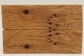 Plaquettes pour la coutellerie, loupe de Chne, ref:PLpCH70337