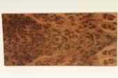 Plaquettes pour la coutellerie, Ronce de Thuya du Maroc, ref:PLpTM70320