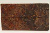 Plaquettes pour la coutellerie, loupe de Chechen stabilis naturel, ref:PLpChchs70363