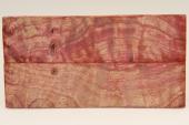 Plaquettes pour la coutellerie, Loupe de Peuplier stabilisé rouge, ref:PLpPEs70578r