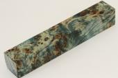 Carrelet  stylo, Loupe de Peuplier stabilise bleue, ref:SLpPEs70622b