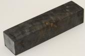 Bloc pour la coutellerie, Loupe de Peuplier stabilisée noire, ref:BLpPEs70886nr
