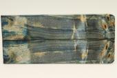Plaquettes pour la coutellerie, Loupe de Peuplier stabilise bleue, ref:PLpPEs70890b