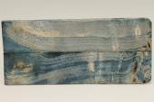 Plaquettes pour la coutellerie, Loupe de Peuplier stabilisée bleue, ref:PLpPEs70890b