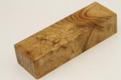 Bloc pour la coutellerie, loupe d'Acacia, ref:BLpAc70923