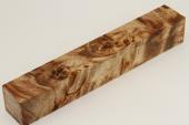 Carrelet  stylo, Loupe de Peuplier stabilise marron, ref:SLpPEs70980ma