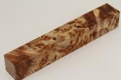 Carrelet  stylo, Loupe de Peuplier stabilise marron, ref:SLpPEs70981ma