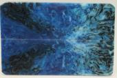 Plaquettes pour la coutellerie, rsine bleue, ref:PRR71006