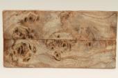 Plaquettes pour la coutellerie, Loupe de Peuplier stabilisé marron, ref:PLpPEs70993ma