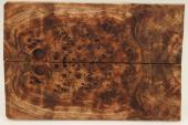 Plaquettes pour la coutellerie, Loupe de Peuplier stabilis marron, ref:PLpPEs70996ma