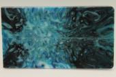 Plaquettes pour la coutellerie, rsine bleue/verte, ref:PRR71054