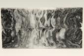 Plaquettes pour la coutellerie, rsine noire, ref:PRR71059