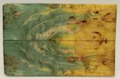 Plaquettes pour la coutellerie, Bouleau de Carlie stabilis multicolore, ref:PBMs71125mu