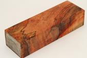 Bloc pour la coutellerie, Peuplier chauff stabilis orange, ref:BLpPEs71239o