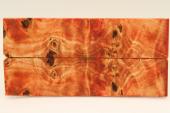 Plaquettes pour la coutellerie, Loupe de Peuplier stabilis orange, ref:PLpPEs71233o
