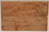 Plaquettes pour la coutellerie, Peuplier stabilisé orange, ref:PLpPEs71237o