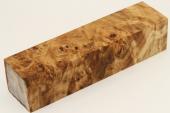 Bloc pour la coutellerie, Loupe de Peuplier stabilis naturel, ref:BLpPEs71297na