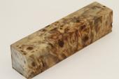Bloc pour la coutellerie, Loupe de Peuplier stabilis naturel, ref:BLpPEs71296na