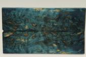 Plaquettes pour la coutellerie, Bouleau de Carlie stabilis bleu, ref:PBMs71285b