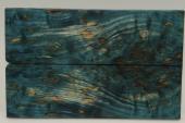 Plaquettes pour la coutellerie, Bouleau de Carlie stabilis bleu, ref:PBMs71286b