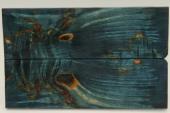 Plaquettes pour la coutellerie, Bouleau de Carlie stabilis bleu, ref:PBMs71287b