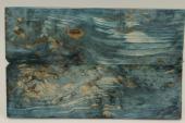 Plaquettes pour la coutellerie, Bouleau de Carélie stabilisé bleu, ref:PBMs71288b