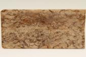 Plaquettes pour la coutellerie, Bouleau de Carélie stabilisé naturel, ref:PBMs71320na