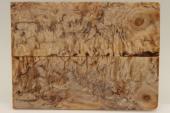 Plaquettes pour la coutellerie, Bouleau de Carélie stabilisé naturel, ref:PBMs71326na
