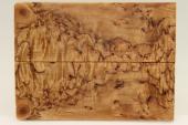 Plaquettes pour la coutellerie, Bouleau de Carlie stabilis naturel, ref:PBMs71327na