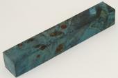 Carrelet  stylo, Loupe de Peuplier stabilise bleue, ref:SLpPEs71372b