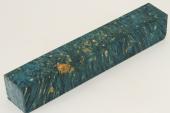 Carrelet  stylo, Loupe d'Erable Ngundo stabilis bleu, ref:SLpErs71438b
