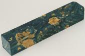 Carrelet  stylo, Loupe d'Erable Ngundo stabilis bleu, ref:SLpErs71440b