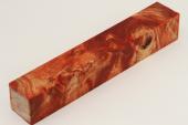 Carrelet  stylo, Loupe de Peuplier stabilise orange, ref:SLpPEs71583o