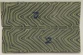 Plaquettes de Micarta Prémium, motif Labyrinthe, ref:PMicLa71762