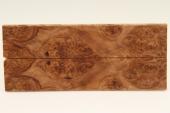 Plaquettes pour la coutellerie, Loupe d'Aulne stabilise naturelle, ref:PLpAuls71881na