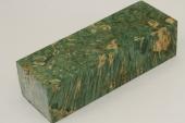 Bloc pour la coutellerie, Loupe d'Erable Ngundo stabilis vert, ref:BLpErs71908ve
