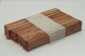 Destockage, plaquettes en lot de 10, Bois de rose, ref:DPBR--0