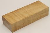 Bloc pour la coutellerie, Erable sycomore ondé stabilisé naturel, ref:BESOs72187na