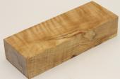 Bloc pour la coutellerie, Erable sycomore ondé stabilisé naturel, ref:BESOs72188na