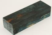 Bloc pour la coutellerie, Hêtre échauffé stabilisé bleu, ref:BHs72193b