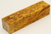Bloc pour la coutellerie, Bouleau de Carélie échauffé stabilisé jaune, ref:BBMs72287j