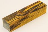 Bloc pour la coutellerie, Bouleau de Car�lie �chauff� stabilis� jaune, ref:BBMs72286j