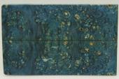 Plaquettes pour la coutellerie, Loupe d'Erable Ngundo stabilis bleu, ref:PLpErs72283b