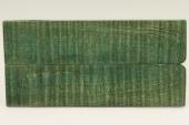 Plaquettes pour la coutellerie, Erable sycomore ond� stabilis� vert, ref:PESOs72805ve