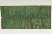 Plaquettes pour la coutellerie, Erable sycomore ond� stabilis� vert, ref:PESOs72806ve