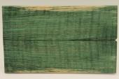 Plaquettes pour la coutellerie, Erable sycomore ond� stabilis� vert, ref:PESOs72808ve